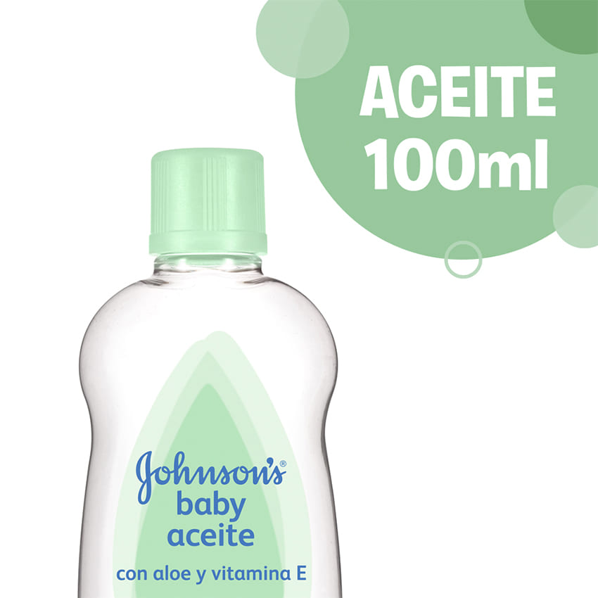 Johnson Aceite con Aloe y Vitamina E x 100 ml.