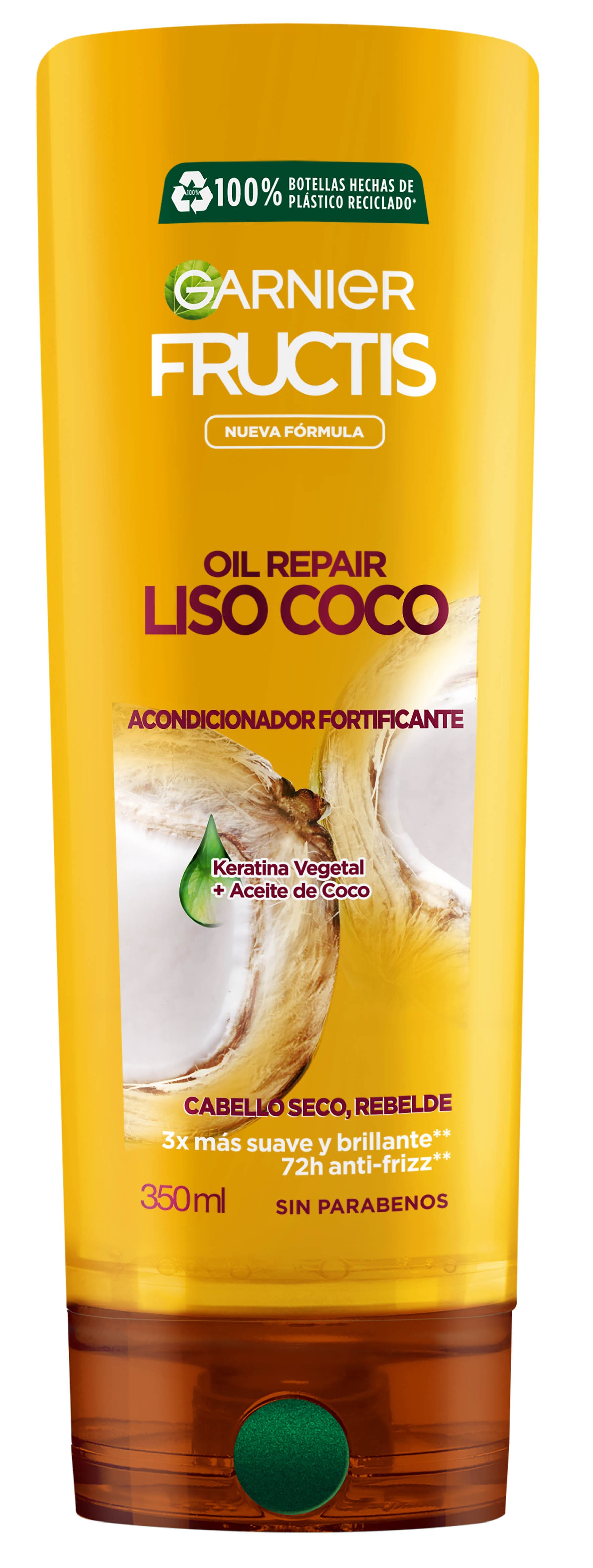 Fructis Acondicionador Oil Repair Liso Coco x 350 ml.