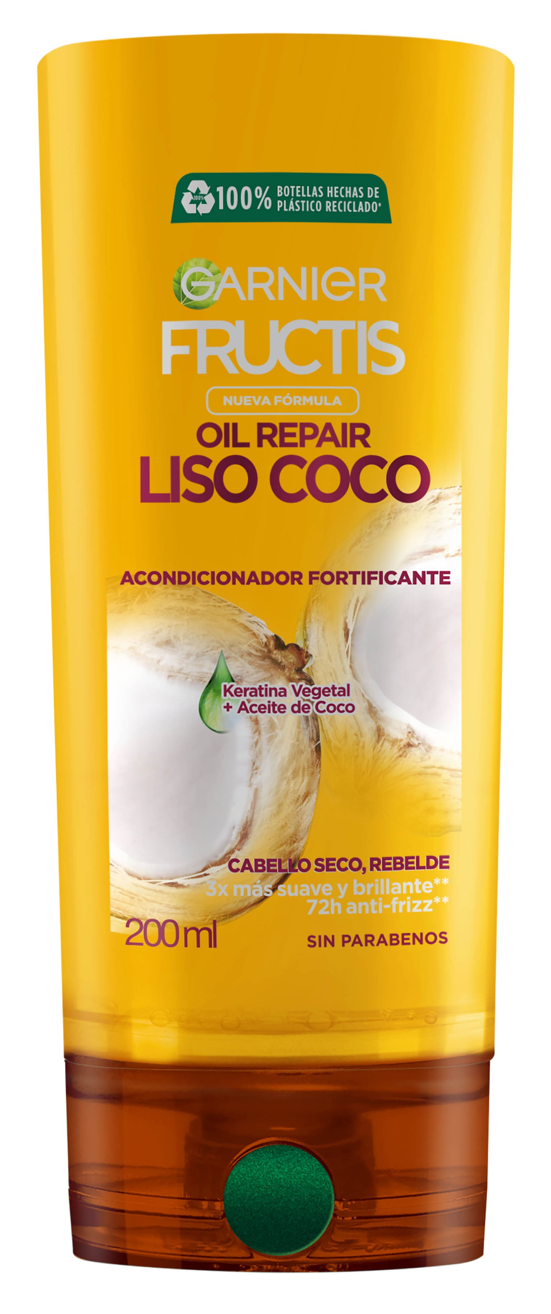 Fructis Acondicionador Oil Repair Liso Coco x 200 ml.