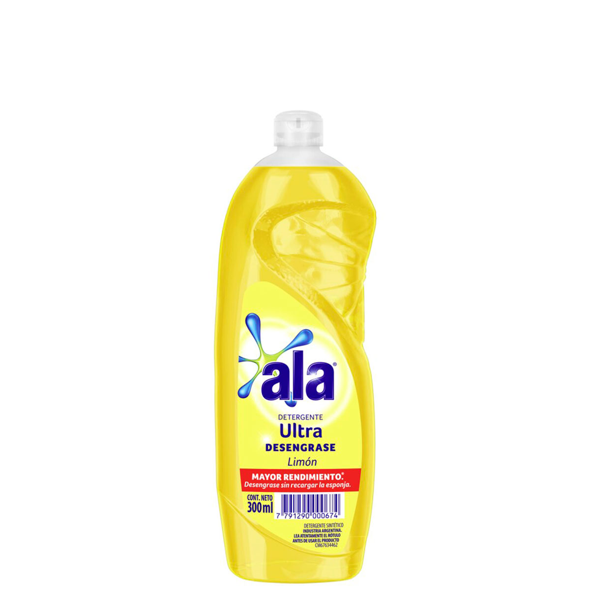 Ala Detergente Ala Ultra Limón x 300 ml.