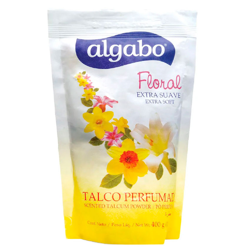 Algabo Talco Desodorante en Polvo Floral x 400 gr.