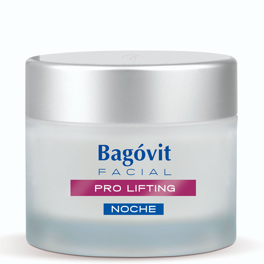 Bagóvit Crema Facial Antiarrugas Reafirmante Pro Lifting Noche Piel Seca x 55 gr.