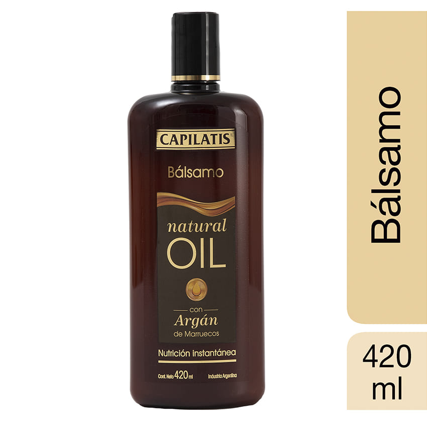 Capilatis Bálsamo Natural Oil con Argán de Marruecos x 420 ml.