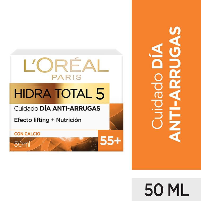 L'Oreal Paris Hidra Total 5: Experto Antiarrugas +55 Años x  50ml