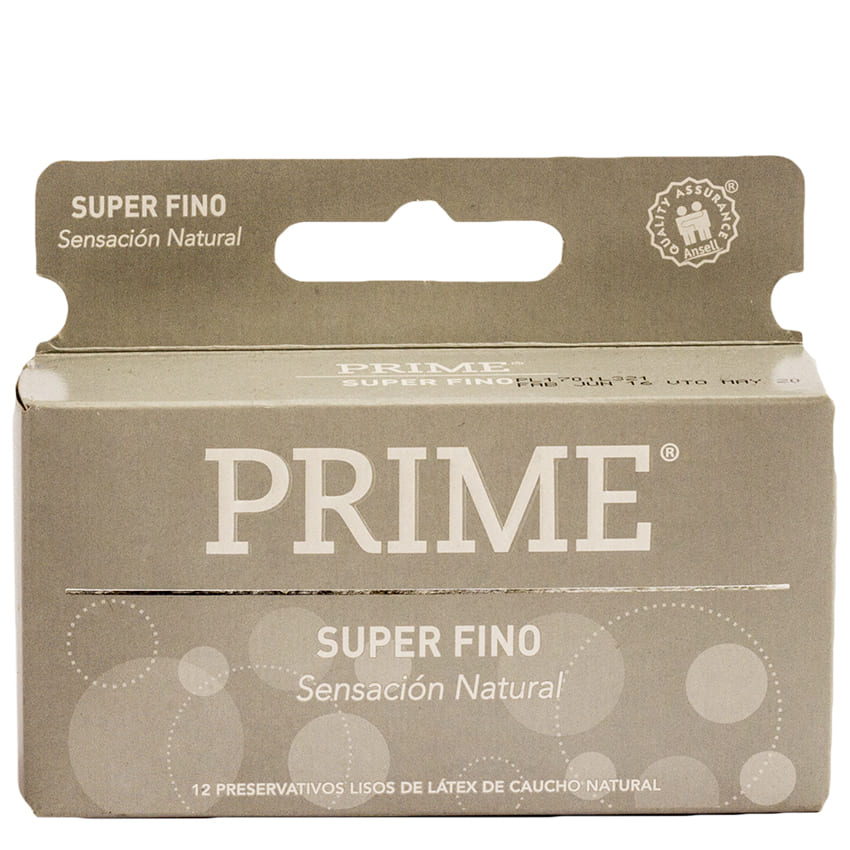 Prime Preservativos Super Finos x 12U