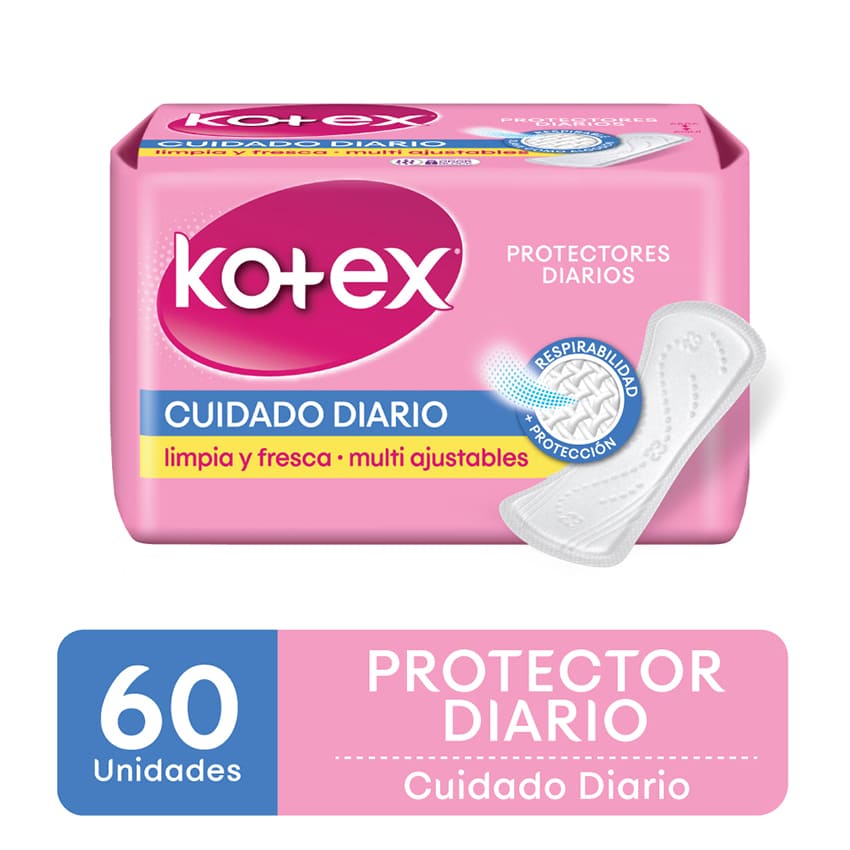 Kotex Protector Cuidado Diario x 60U