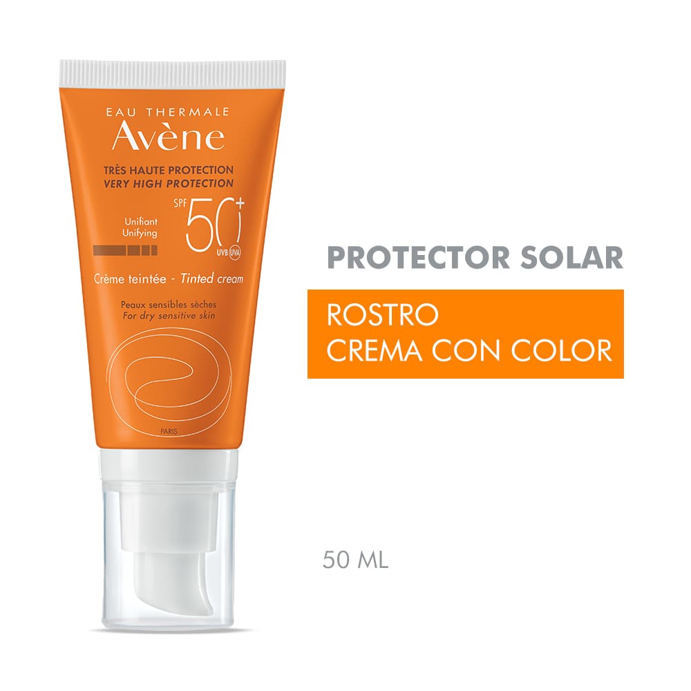 Avene Protector Solar Crema FPS 50+ Color